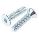 RS PRO Bright Zinc Steel Hex Socket Countersunk Screw, Hex Drive, Thread M12, Length 50mm 822-9303