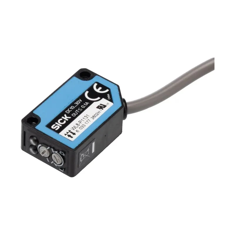 SICK Retroreflective Photoelectric Sensor Block Sensor 0 to 4 m Detection Range 30V DC, 100mA, PNP Output IP67 WL8-P1131