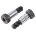 RS PRO Steel Plain Finish Shoulder Bolt M10 Thread 12mm Shoulder Diameter 20mm Shoulder Length 44mm Grade 12.9 Hex 822-9316