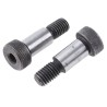 RS PRO Steel Plain Finish Shoulder Bolt M10 Thread 12mm Shoulder Diameter 20mm Shoulder Length 44mm Grade 12.9 Hex 822-9316