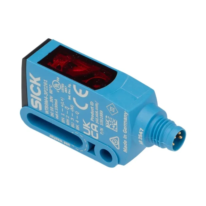 SICK Background Suppression Photoelectric Sensor, Block Sensor, 20 mm to 350 mm Detection Range, PNP Output WTB9M4-3P2261