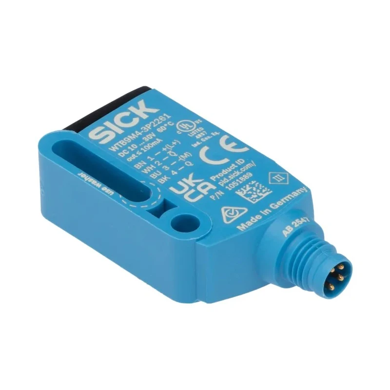 SICK Background Suppression Photoelectric Sensor, Block Sensor, 20 mm to 350 mm Detection Range, PNP Output WTB9M4-3P2261