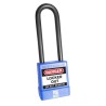 RS PRO Blue 1-Lock Safety Lockout Padlock Steel, ABS, Polyvinyl Chloride 6mm Shackle 75mm Length 180-6830