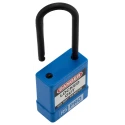 RS PRO Blue 1-Lock Safety Lockout Padlock Nylon, ABS Body, 5 mm Shackle Diameter 46 mm Shackle Length 180-6836