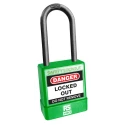 RS PRO Green Safety Lockout Padlock ABS, Nylon, Shackle 5 mm Diameter, 46 mm Length 180-6844