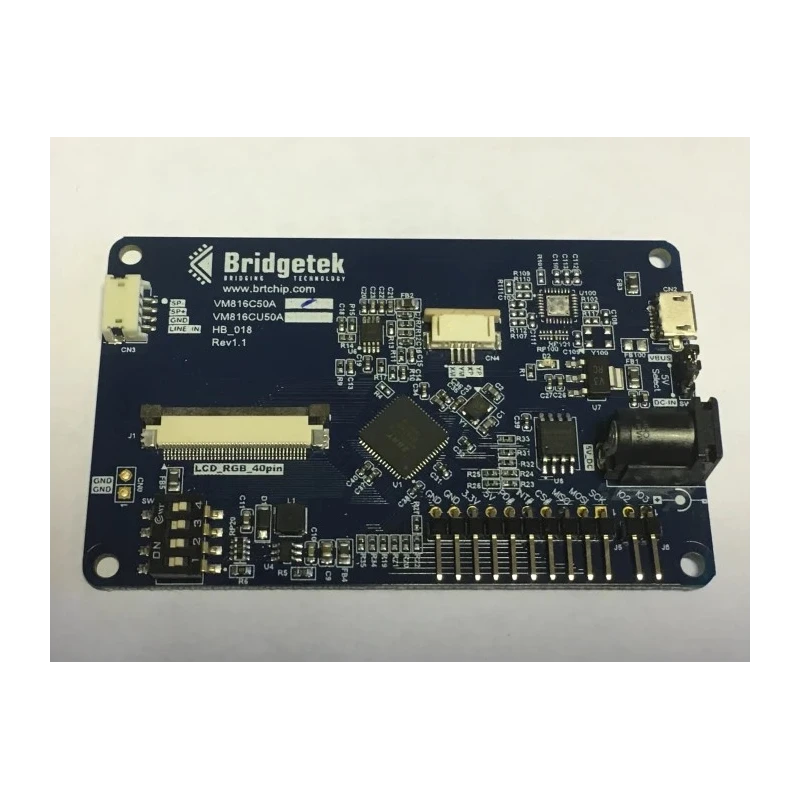 Bridgetek EVE Credit Card Board LCD Display Development Module USB Interface SPI/QSPI BT816 EVE VM816CU50A-N