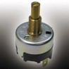 Nidec Components SRF Series 4 Position SP4T Rotary Switch, 3A, Panel Mount, Solder Terminals, 250V AC, Silver Actuator
