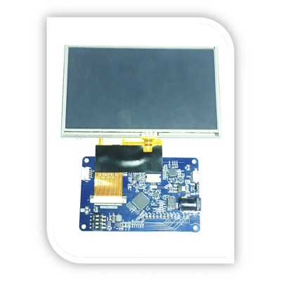 Bridgetek EVE Credit Card Board 5 in LCD Development Module With USB for BT816 Embedded Video Engine VM816CU50A-D