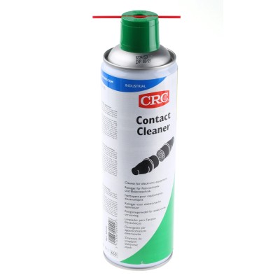 CRC Electrical Contact Cleaner Aerosol 500 ml Liquid Fast-Drying High-Purity 12101