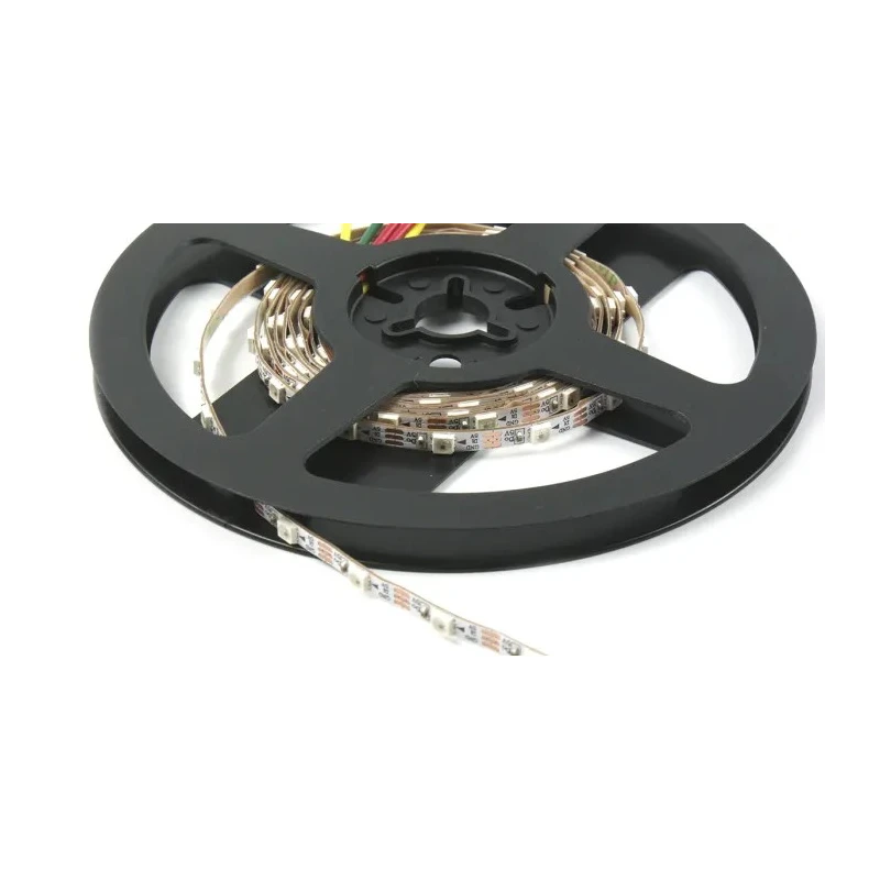 Intelligent LED Solutions 5V DC RGB Flexible LED Strip 2 m Length 5000K Colour Temperature ILPX-K317-RGB1-2M0-SK15V04-01.