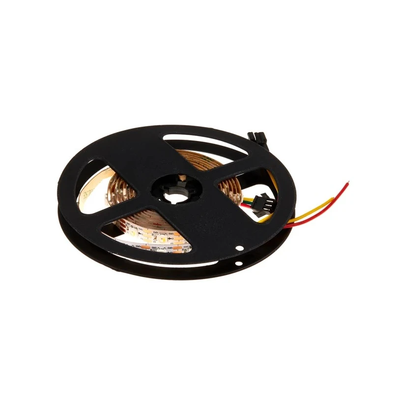 Intelligent LED Solutions 5V DC RGB LED Strip IP67 Rated 2m Length 5000K Colour Temp ILPX-K517-RGBW-2M0-IC65V10-01.