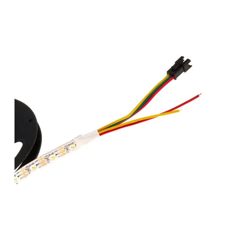 Intelligent LED Solutions 5V DC RGB LED Strip IP67 Rated 2m Length 5000K Colour Temp ILPX-K517-RGBW-2M0-IC65V10-01.