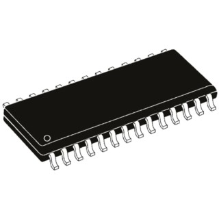 Microchip 8 bit PIC Microcontroller, PIC16F Series, 20 MHz Clock, 8.192kB Flash Memory, 28-Pin SOIC Package PIC16F886-E/SO