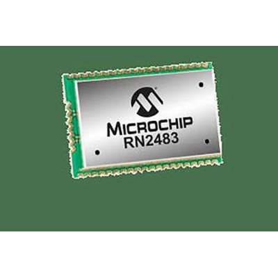 Microchip LoRa Module 14.1 dBm Maximum Output Power -146 dBm Receiver Sensitivity UART Interface 3.6V Supply RN2483A-I/RM105