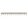 Legrand HX 1 Phase Busbar, Rated Operational Voltage 230 V, 63A Current, 17.7 mm Pitch, 18 Modules 4 049 28