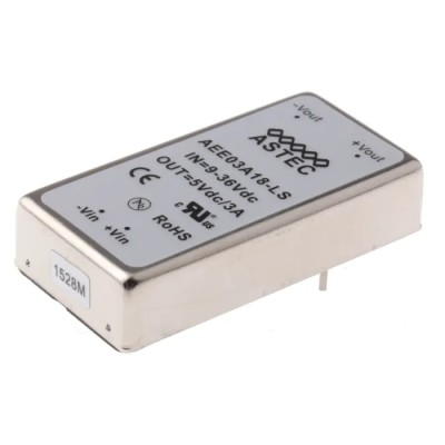 Artesyn / Advanced Energy 5V DC 3A 15W Regulated Isolated DC-DC Converter Through Hole Mount AEE03A18-LS