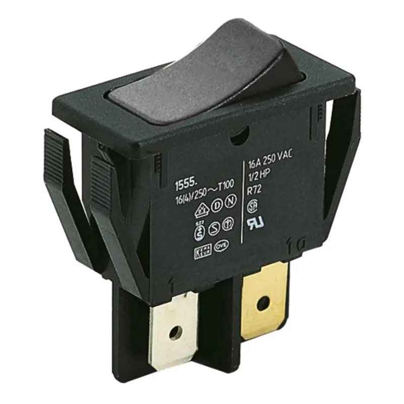 Marquardt SPST On-Off Rocker Switch Panel Polyamide Housing 16A 250V AC 01551.3202-00