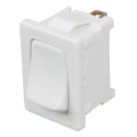 Marquardt SPST On-Off White Actuator Polyamide Housing Rocker Switch Panel 01801.6101-02