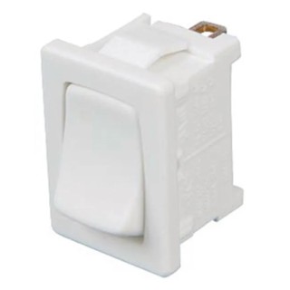 Marquardt SPST On-Off White Actuator Polyamide Housing Rocker Switch Panel 01801.6101-02