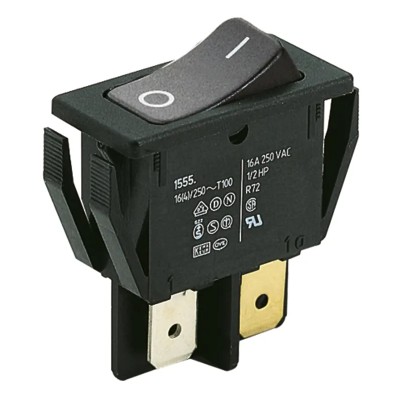 Marquardt DPST On-Off On-Off Rocker Switch Panel 16A 250V AC 01552.3602-00