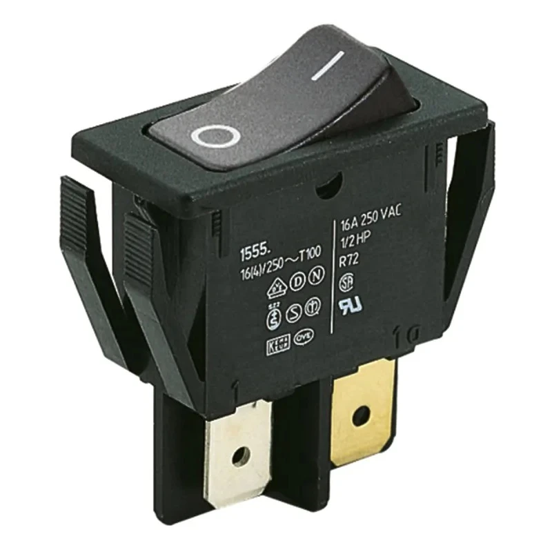 Marquardt DPST On-Off On-Off Rocker Switch Panel 16A 250V AC 01552.3602-00