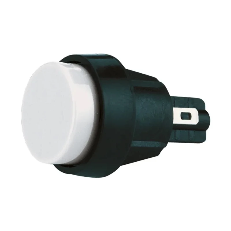 Marquardt 5000 Series Push Button Switch Momentary Panel Mount 16 mm Cutout SPST Quick Connect Terminals IP40 05000.0212-02