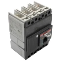 ABB Tmax XT Molded Case Circuit Breaker 4-Pole 125A, Breaking Capacity 4 kA, Fixed Mount 1SDA067409R1 XT1C 160 TMD 125A FF