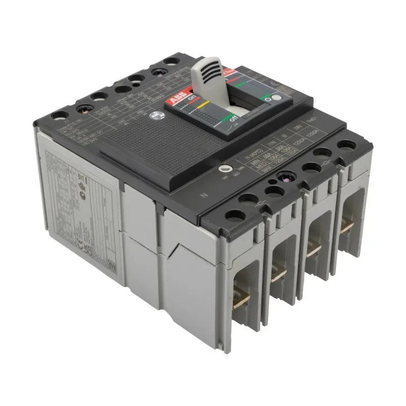 ABB Tmax XT Molded Case Circuit Breaker 4-Pole 125A, Breaking Capacity 4 kA, Fixed Mount 1SDA067409R1 XT1C 160 TMD 125A FF
