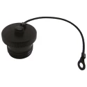 Amphenol Limited 3 TV MIL-DTL-38999 Male Dust Cap, Shell Size 9, Titanium, Nickel Aluminium Bronze 418-6033-09P0501-10