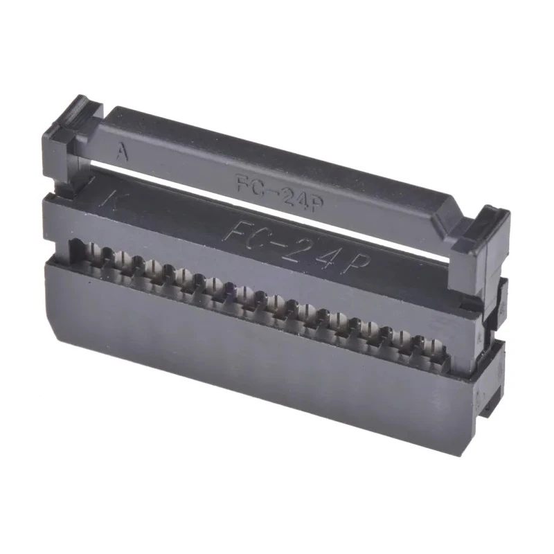Wurth Elektronik 24-Way IDC Connector Female for Cable, 2 Row, 250V ac, 1A, Gold Plated Contacts 61202423021