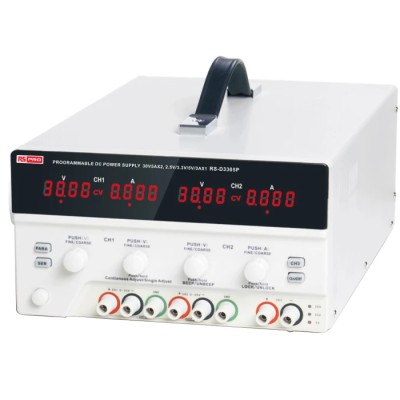 RS PRO Digital Bench Power Supply 3-Output 0 mV to 30V 5 A Max 180-8785