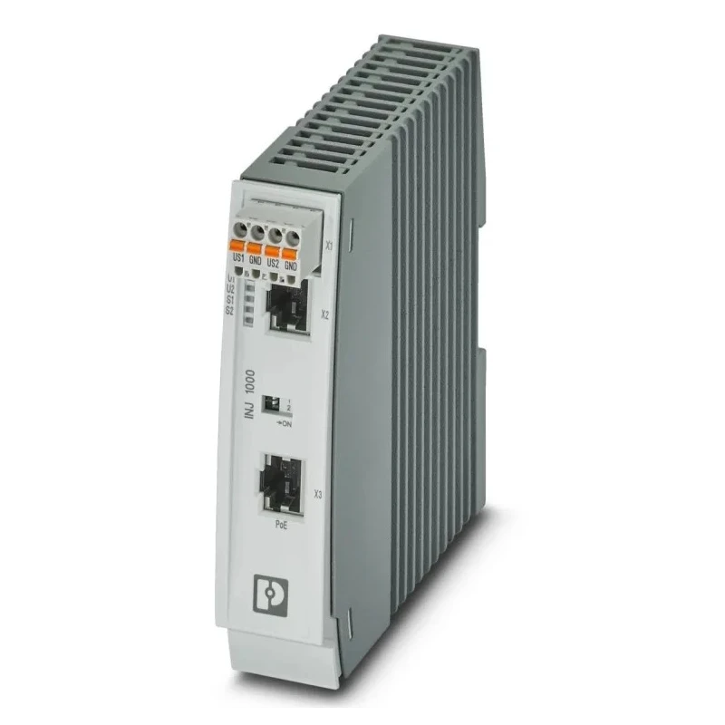 Phoenix Contact Data Acquisition PoE Injector Accessory INJ 1010 Series for Ethernet 2703007