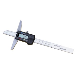 RS PRO 200 mm Imperial & Metric Depth Gauge Stainless Steel, Hardened Finish, 56 g 180-9461