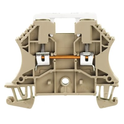 Weidmüller Thermoelectric Voltage Terminal Block W Series 55V, 2.5mm², 1-Level, Screw, Dark Beige 1033700000