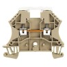 Weidmüller Thermoelectric Voltage Terminal Block W Series 55V, 2.5mm², 1-Level, Screw, Dark Beige 1033700000