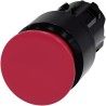 Siemens SIRIUS ACT 3SU10 Series Red Mushroom Latching Push Button Head, 22 mm Cutout, IP66 IP67 IP69K 3SU1000-1AA20-0AA0