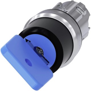 Siemens SIRIUS ACT 3SU10 2-position Momentary Key Switch Head 22 mm Cutout 3SU1050-4GC01-0AA0