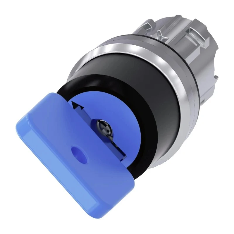 Siemens SIRIUS ACT 3SU10 2-position Momentary Key Switch Head 22 mm Cutout 3SU1050-4GC01-0AA0