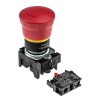 Siemens SIRIUS ACT 3SU11 Series Twist Release Emergency Stop Push Button, Panel Mount, 22mm Cutout, 1 NC 3SU1100-1HB20-1CF0