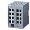 Siemens SCALANCE XB116 Series Unmanaged Data Acquisition Industrial Ethernet Switch, IP20, 24V AC/DC, Germany XB116