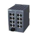 Siemens SCALANCE XB116 Series Unmanaged Data Acquisition Industrial Ethernet Switch, IP20, 24V AC/DC, Germany XB116