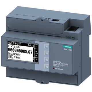 Siemens 3 Phase Digital LCD Energy Meter 7KM2200-2EA30-1JA1