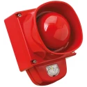 Eaton Symphoni LX Wall Series Red Sounder-Beacon Combination 28V dc LED 100 dB IP21C IP66 29 Tones 8500050FULL-0259X