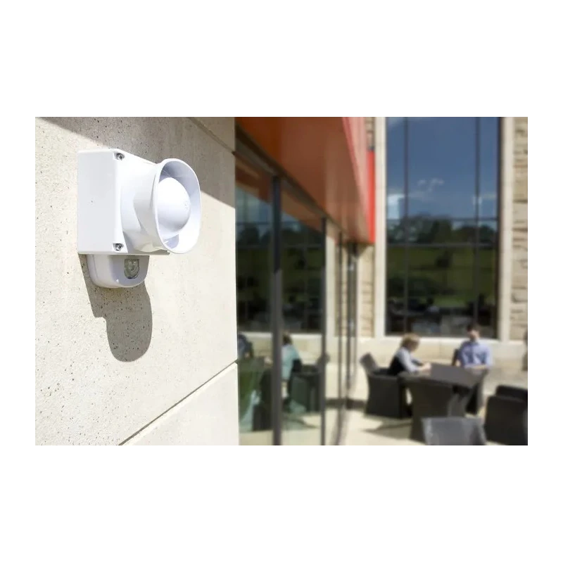 Eaton Symphoni LX Wall Series Red Sounder-Beacon Combination 28V dc LED 100 dB IP21C IP66 29 Tones 8500050FULL-0259X