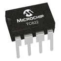 Microchip Driver Output Temperature Sensor, Serial Interface, Through Hole Mount, 8-Pin PDIP, ±5°C Accuracy TC622VPA