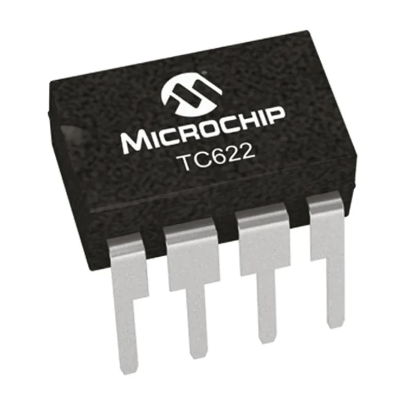 Microchip Driver Output Temperature Sensor, Serial Interface, Through Hole Mount, 8-Pin PDIP, ±5°C Accuracy TC622VPA