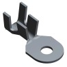 TE Connectivity Uninsulated Ring Terminal 10 Stud Size, 10 AWG to 6 AWG Wire Size, Grey 61352-1