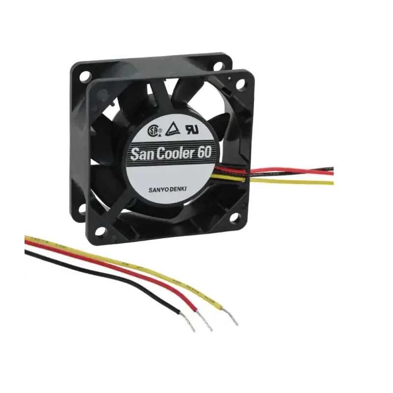 Sanyo Denki 109P Series Axial Fan 5V DC 1.6W 320mA Max 13.6 m³/h 40x40x20 mm 109P0405H601