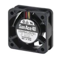 Sanyo Denki 40 mm Square Axial Fan 12V DC 1.56W 130mA 10.9 m³/h 109P0412H701