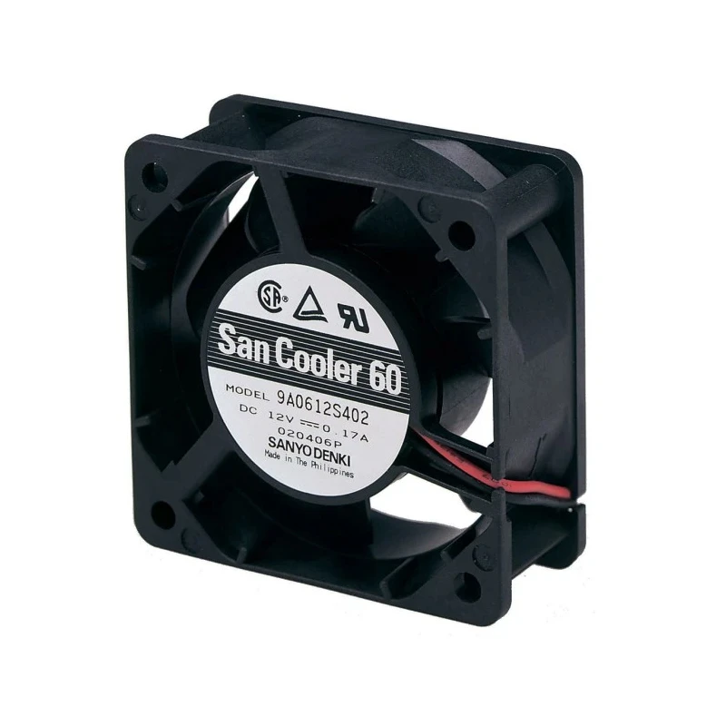 Sanyo Denki 9A Series Axial Fan 24V DC 1.44 W 60 mm x 60 mm x 25 mm 9A0624H402